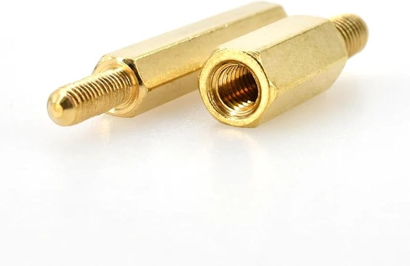 M2 Brass Standoff Screws 28mm 10pcs Hex Socket Cap PCB Mounting Hardware - Image 4